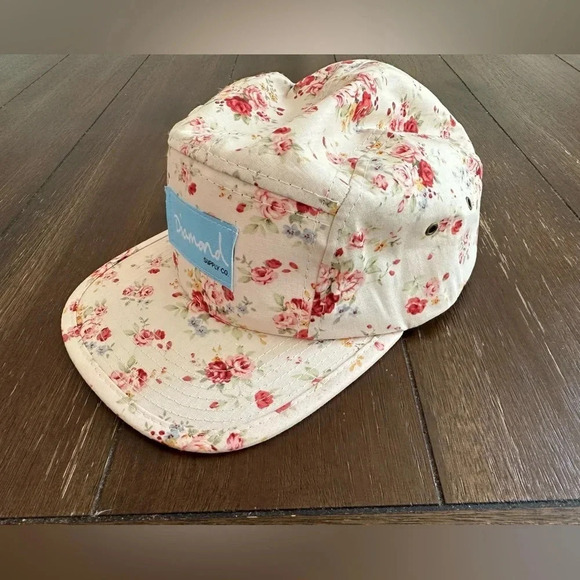 NWOT Diamond Supply & Co floral hat main image 6